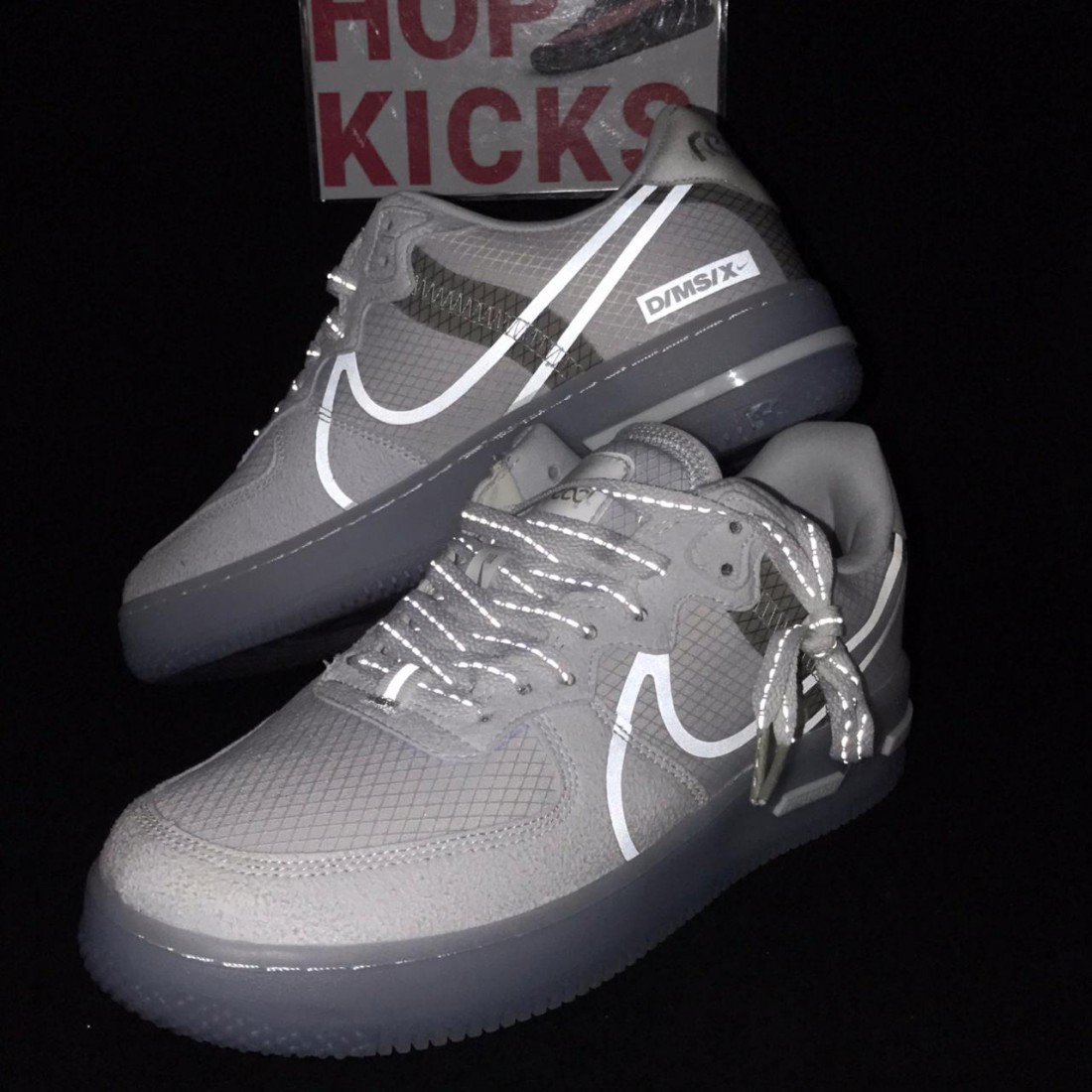 nike air force 1 react grey light bone